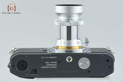 【中古】Voigtlander フォクトレンダー BESSA-T HELIAR 101周年記念モデル ネイビーブルー + HELIAR 50mm f/3.5