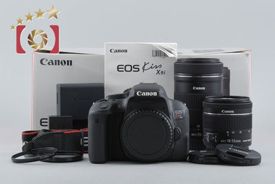 【中古】Canon キヤノン EOS Kiss X9i ダブルズームキット シャッター回数僅少 元箱付き