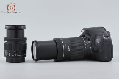 【中古】Canon キヤノン EOS Kiss X9i ダブルズームキット シャッター回数僅少 元箱付き
