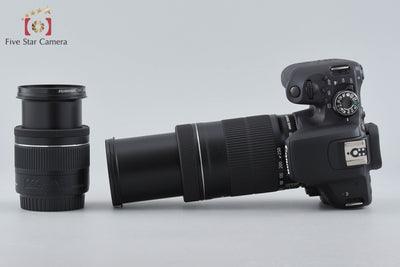 【中古】Canon キヤノン EOS Kiss X9i ダブルズームキット シャッター回数僅少 元箱付き