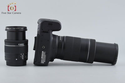 【中古】Canon キヤノン EOS Kiss X9i ダブルズームキット シャッター回数僅少 元箱付き