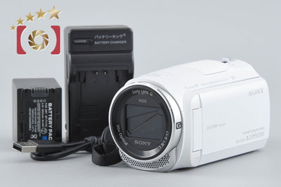 【中古】SONY ソニー ハンディカム HDR-CX670 ホワイト デジタルビデオカメラ 多言語対応