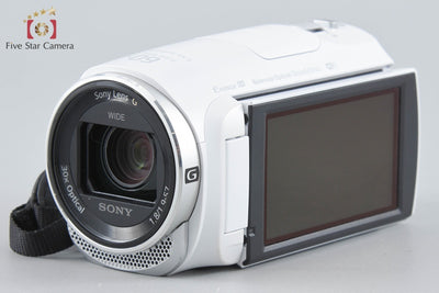 【中古】SONY ソニー ハンディカム HDR-CX670 ホワイト デジタルビデオカメラ 多言語対応