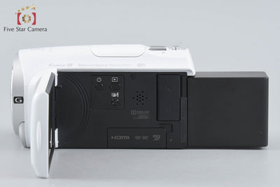【中古】SONY ソニー ハンディカム HDR-CX670 ホワイト デジタルビデオカメラ 多言語対応