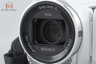 【中古】SONY ソニー ハンディカム HDR-CX670 ホワイト デジタルビデオカメラ 多言語対応