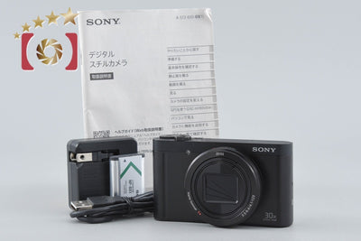 【中古】SONY ソニー Cyber-shot DSC-WX500 ブラック デジタルスチルカメラ 多言語対応
