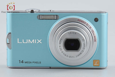 【中古】Panasonic パナソニック LUMIX DMC-FX66 フローラルブルー コンパクトデジタルカメラ 元箱付き