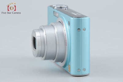【中古】Panasonic パナソニック LUMIX DMC-FX66 フローラルブルー コンパクトデジタルカメラ 元箱付き