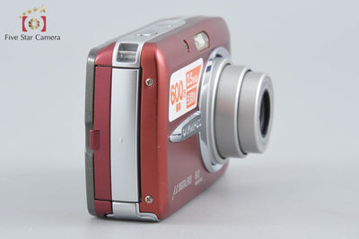 【中古】OLYMPUS オリンパス μ DIGITAL 600 レッド コンパクトデジタルカメラ