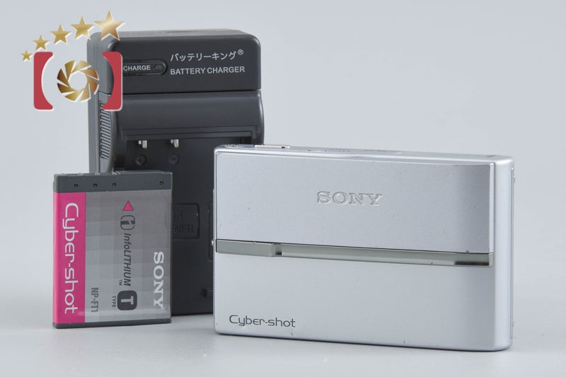 【中古】SONY ソニー Cyber-shot DSC-T9 シルバー デジタルスチルカメラ