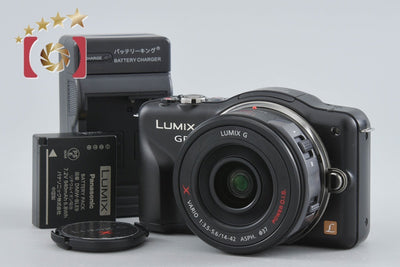 【中古】Panasonic パナソニック LUMIX DMC-GF3 エスプリブラック 電動ズームレンズキット シャッター回数僅少