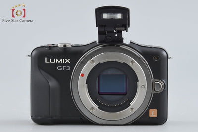 【中古】Panasonic パナソニック LUMIX DMC-GF3 エスプリブラック 電動ズームレンズキット シャッター回数僅少