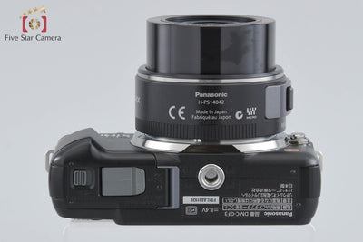 【中古】Panasonic パナソニック LUMIX DMC-GF3 エスプリブラック 電動ズームレンズキット シャッター回数僅少