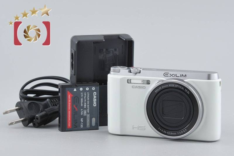 【中古】CASIO カシオ HIGH SPEED EXILIM EX-ZR1000 ホワイト コンパクトデジタルカメラ