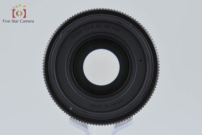 【中古】SIGMA シグマ 30mm f/1.4 DC DN Contemporary キヤノンEF-M用 元箱付き