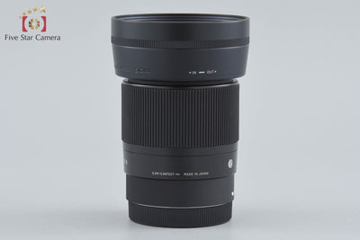 【中古】SIGMA シグマ 30mm f/1.4 DC DN Contemporary キヤノンEF-M用 元箱付き