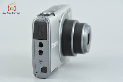 【中古】Canon キヤノン PowerShot A3500 IS シルバー コンパクトデジタルカメラ