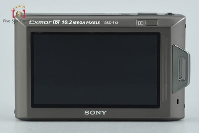 【中古】SONY ソニー Cyber-Shot DSC-TX1 グレー コンパクトデジタルカメラ