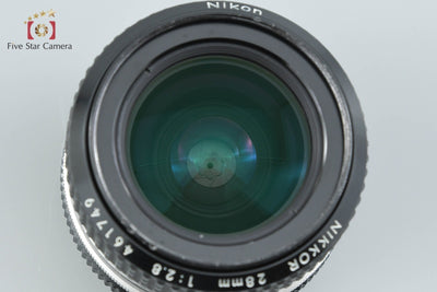 【中古】Nikon ニコン Ai NIKKOR 28mm f/2.8
