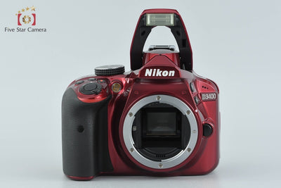 【中古】Nikon ニコン D3400 レッド デジタル一眼レフカメラ