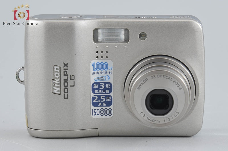 中古】Nikon ニコン COOLPIX L6 チタンシルバー コンパクトデジタル
