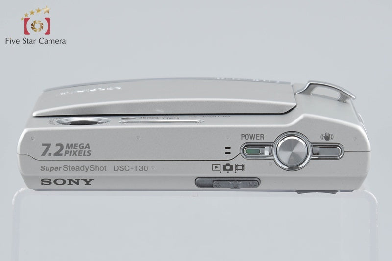 中古】SONY ソニー Cyber-Shot DSC-T30 シルバー デジタルスチルカメラ