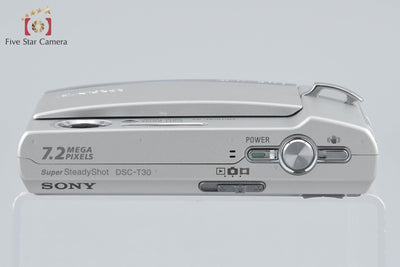 【中古】SONY ソニー Cyber-Shot DSC-T30 シルバー デジタルスチルカメラ
