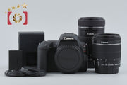 【中古】Canon キヤノン EOS Kiss X9 ダブルズームキット ブラック