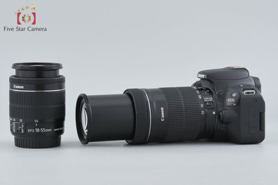 【中古】Canon キヤノン EOS Kiss X9 ダブルズームキット ブラック
