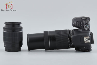【中古】Canon キヤノン EOS Kiss X9 ダブルズームキット ブラック