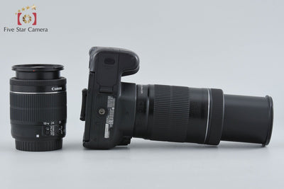 【中古】Canon キヤノン EOS Kiss X9 ダブルズームキット ブラック