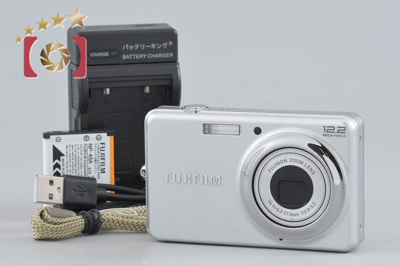 【中古】FUJIFILM 富士フイルム FINEPIX J30 シルバー コンパクトデジタルカメラ