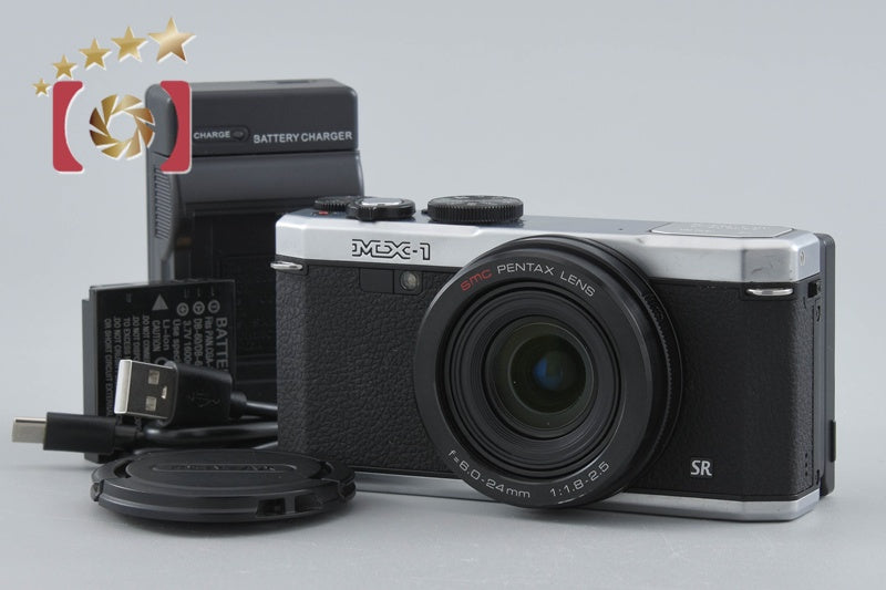 【中古】PENTAX ペンタックス MX-1 クラシックシルバー コンパクトデジタルカメラ