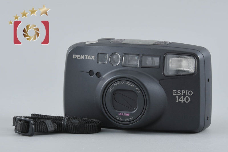【中古】PENTAX ペンタックス ESPIO 140 ブラック コンパクトフィルムカメラ