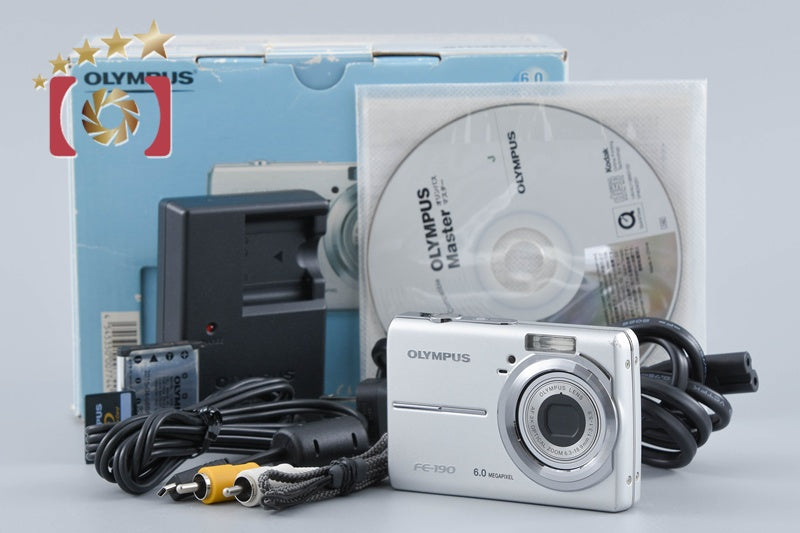 【中古】OLYMPUS オリンパス CAMEDIA FE-190 コンパクトデジタルカメラ 元箱付き