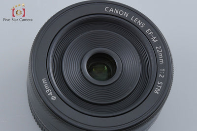【中古】Canon キヤノン EF-M 22mm f/2 STM ブラック