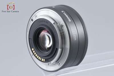 【中古】Canon キヤノン EF-M 22mm f/2 STM ブラック