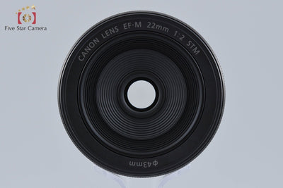 【中古】Canon キヤノン EF-M 22mm f/2 STM ブラック
