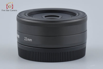 【中古】Canon キヤノン EF-M 22mm f/2 STM ブラック