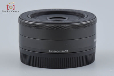 【中古】Canon キヤノン EF-M 22mm f/2 STM ブラック