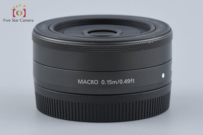 【中古】Canon キヤノン EF-M 22mm f/2 STM ブラック