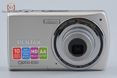 【中古】PENTAX ペンタックス Optio E80 コンパクトデジタルカメラ