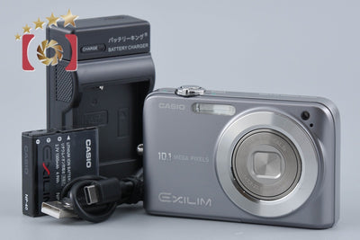 【中古】Casio カシオ EXILIM ZOOM EX-Z1080 グレー コンパクトデジタルカメラ