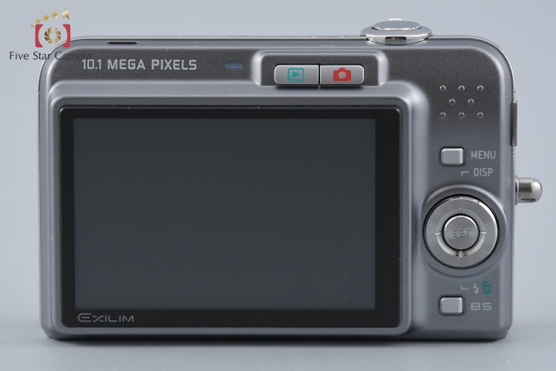 中古】Casio カシオ EXILIM ZOOM EX-Z1080 グレー コンパクトデジタル
