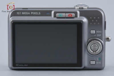 【中古】Casio カシオ EXILIM ZOOM EX-Z1080 グレー コンパクトデジタルカメラ