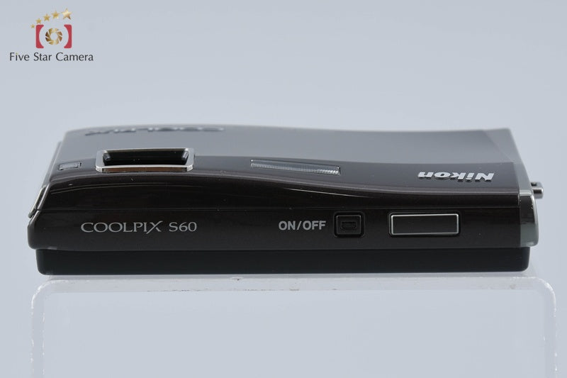 中古】Nikon ニコン COOLPIX S60 ワインレッド コンパクトデジタル