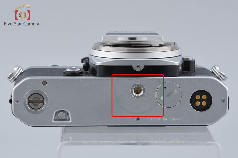 中古】Nikon ニコン FM シルバー 前期 フィルム一眼レフカメラ – Five