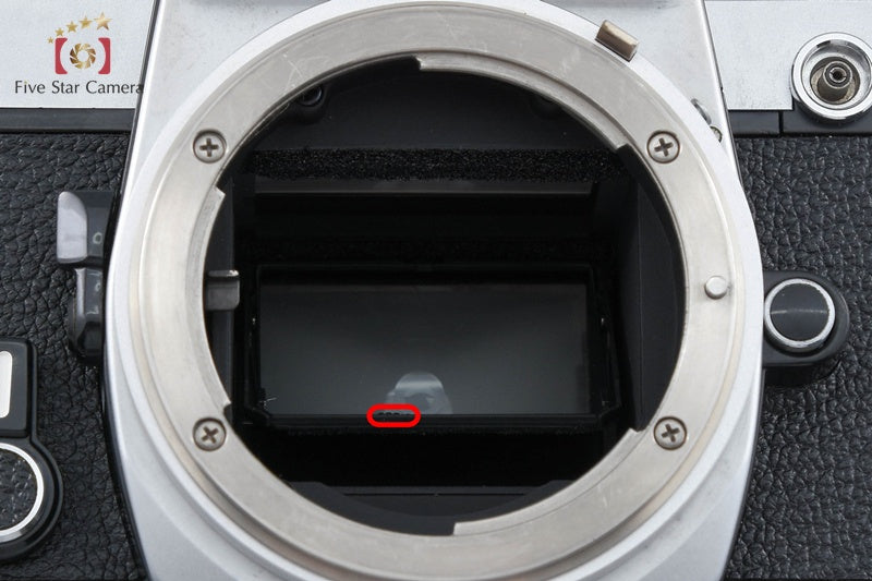 中古】Nikon ニコン FM シルバー 前期 フィルム一眼レフカメラ – Five