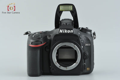 【中古】Nikon ニコン D600 デジタル一眼レフカメラ シャッター回数僅少