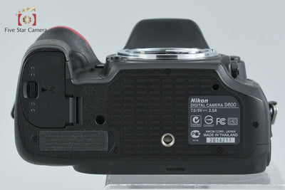 【中古】Nikon ニコン D600 デジタル一眼レフカメラ シャッター回数僅少